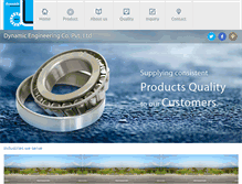 Tablet Screenshot of dynamicbearings.com